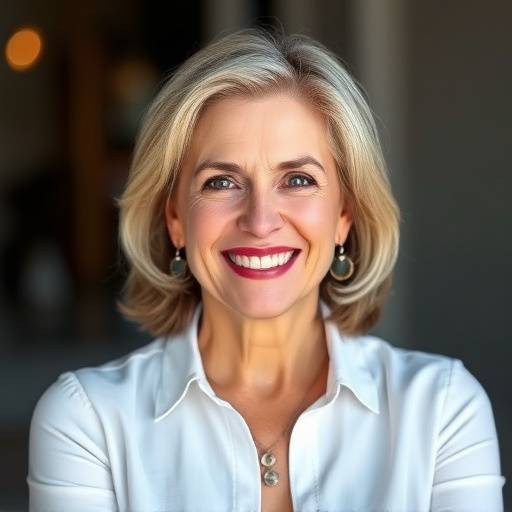 Headshot of Evelyn Hayes, Head Instructor and Award-Winning Director, smiling confidently